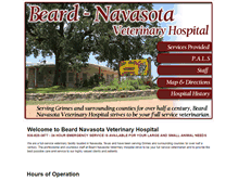 Tablet Screenshot of beardnavasota.com